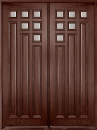 door solid wood window wood door