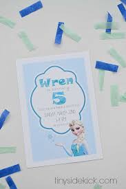 When my dotter invited, the theme is just the same. Free Printable Frozen Birthday Party Invitations