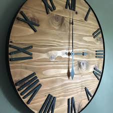 36 Large Wall Clock Rustic Clock