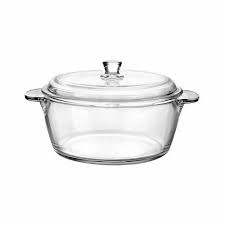 Glass Casserole Deep Round Oven And