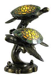 sea turtles stained glass lamp zeckos