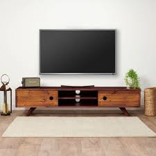 Long Tv Stand Cabinet Solid Wood Uk