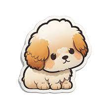 puppy sticker cute cartoon dog puppy