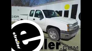 Universal trailer wiring diagram color code. Etrailer Trailer Wiring Harness Installation 2003 Chevrolet Silverado Youtube