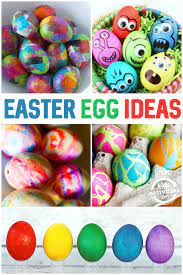Glue selected spots not so tight (like the tree. 35 Ways To Decorate Easter Eggs That You Have To Try This Year