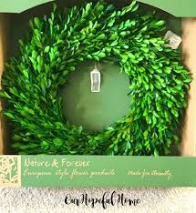 fall decorating with boxwood wreaths