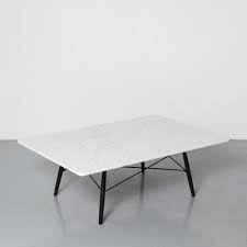Rectangular Carrara Marble Coffee Table