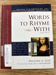 words to rhyme with by willard r espy
