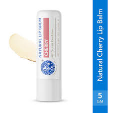 natural cherry lip balm heals dry