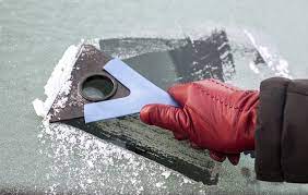 how to remove ice from your windshield
