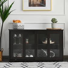 Forclover Coffee Kitchen Cabinet Buffet
