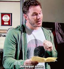 The gif create by forcewood. 27 Chris Pratt Reactions That Sum Up Your First Ever University Term My Baggage Blog