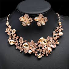 wedding party necklace jewelry sets