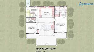 Archimple 3 Bed 2 Bath Floor Plans