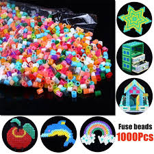 fuse beads 1000pcs bag 5mm beads 50 colors craft peg board activity educational