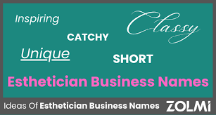 esthetician business names