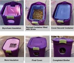 diy winter shelter for stray cats