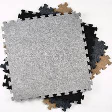 light gray tabs indoor carpet tile