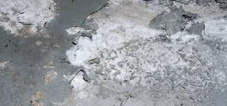 White Stuff On Your Concrete Wall