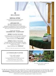 belmond staycation special offer for