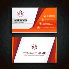 Business Card Template Vector Free Download With Business