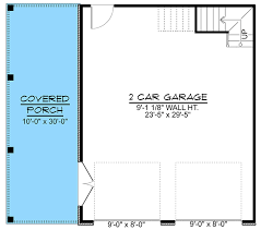 Two Car Detached Garage Plan With Side