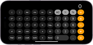 use calculator on iphone apple support