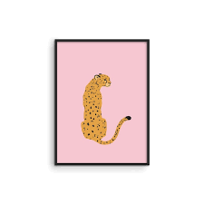 Cheetah Print Wall Decor Pink Poster By