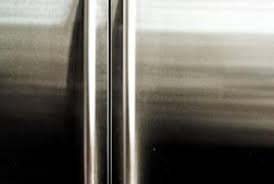 Stainless steel sinks and cookware can withstand a bit more muscle from the mildly abrasive cleansers they need to scour away food particles for extra shine, use enough cleaner to dissolve grease and buff with a clean microfiber cloth afterward. How To Remove Magnet Marks From A Stainless Refrigerator