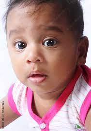 indian cute boy baby stock photo
