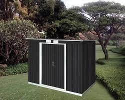 duramax 8 x4 eco pent roof metal shed