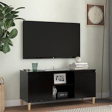 Gafna Wooden Tv Stand In Black With