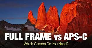 full frame vs aps c cameras which do
