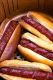 What happens if you put hot dogs in a air fryer?