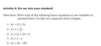 Following Linear Equations