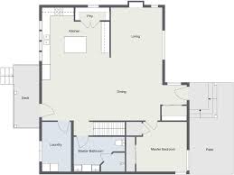 3 Bedroom Floor Plan With Large Kitchen