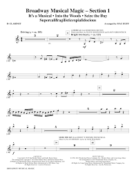 Instantly view and print karey kirkpatrick choir accompaniment sheet music online — a musical (from the musical something rotten!). Mac Huff Broadway Musical Magic Clarinet Sheet Music Pdf Notes Chords Musical Show Score Choir Instrumental Pak Download Printable Sku 356067
