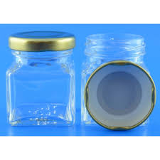 Square Jars 50ml With Lids X 12 By