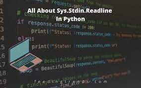 all about sys stdin readline in python