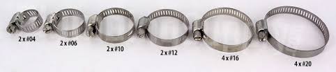Marine Grade All Stainless Steel Hose Clamps