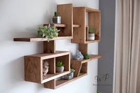 Wood Display Shelf 45x 24x5 Square