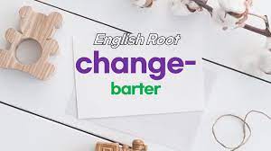 english root word change from latin