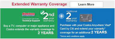 Extended Warranty Costco Citi Card gambar png