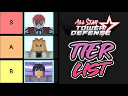 The game offers a large variety of character going from single target to aoe (area of effect), from one piece to demon slayer characters. All Star Tower Defense Winter Update Tier List