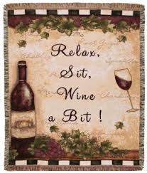 wine theme throw blankets wine decor