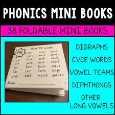 Phonics Mini Books Bundle Digraphs Cvce Vowel Teams Diphthongs Long Vowels