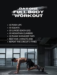 30 day bodyweight workout plan no