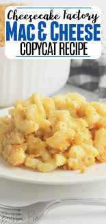 copycat cheesecake factory mac and