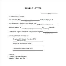 Employer Verification Form Employment Release Template Pdf Glotro Co