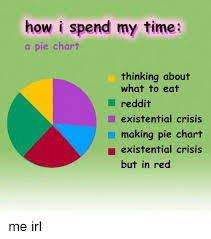 How I Spend My Time A Pie Chart Thinking About What To Eat
